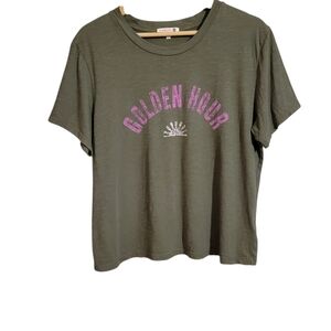 Sundry Green Golden Hour Tee